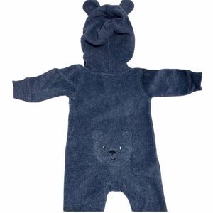 Carter’s One Piece Hooded Fleece Jumpsuit 3 months
